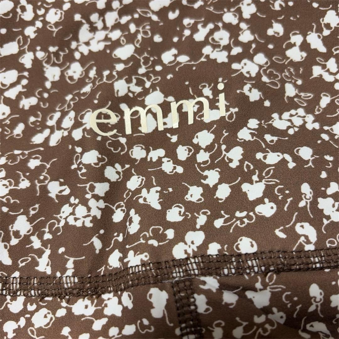 emmi エミ ヨガウェア ブラトップ ヨガパツン 上下セット フラワー 花柄