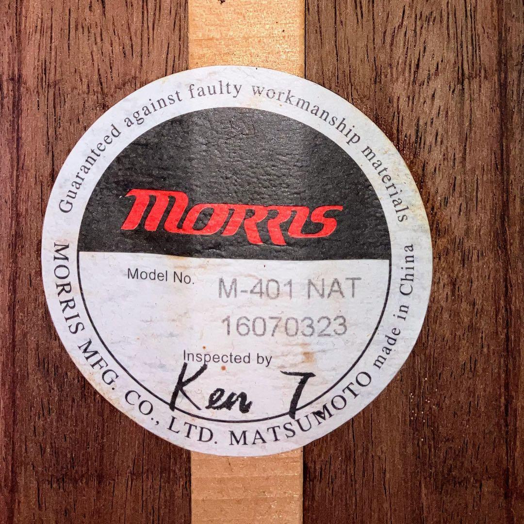 ★美品！Morris M-401 TOP単板 アコースティックギター ★