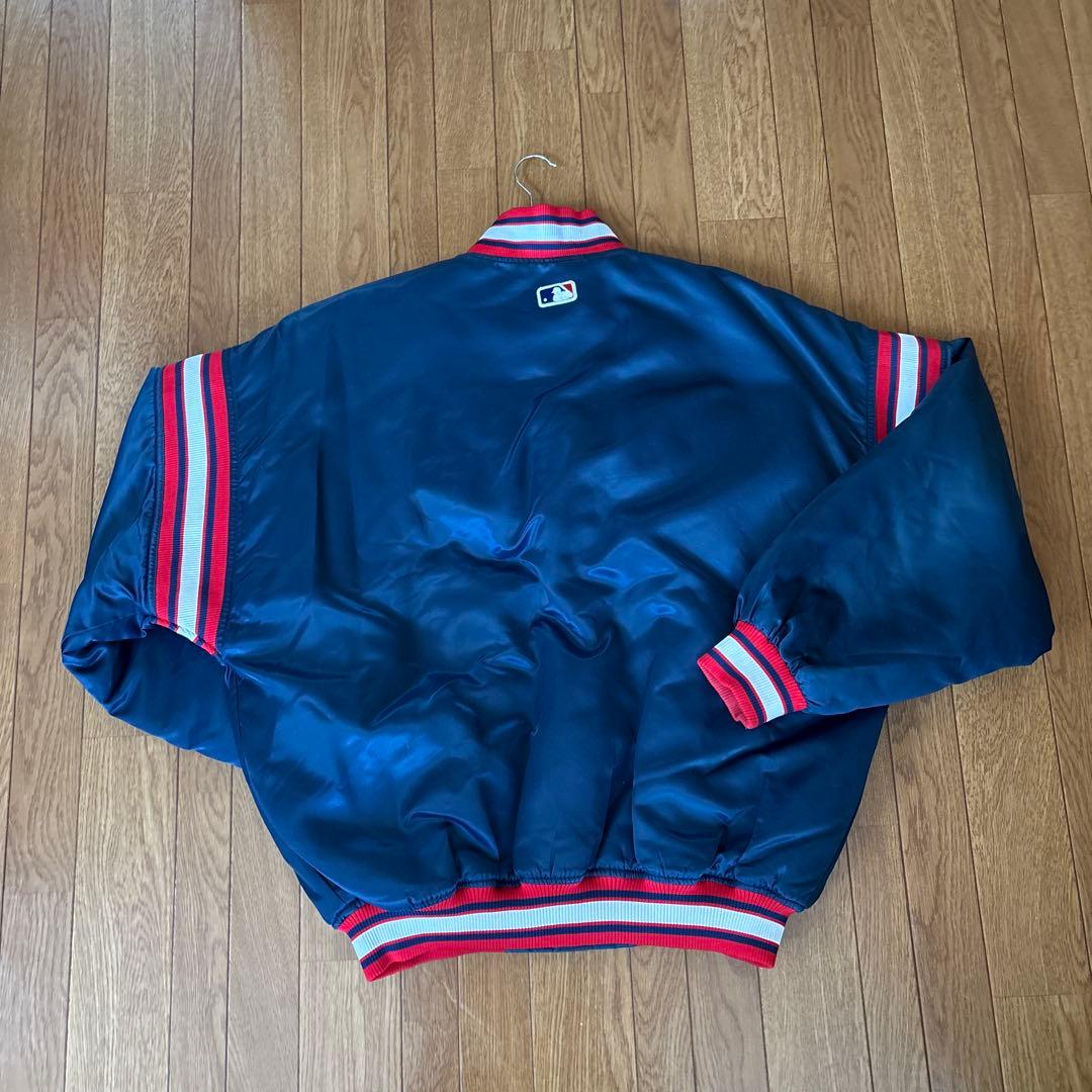 古着90年代StarterMLBINDIANS インディアンス中綿入りスタジャン
