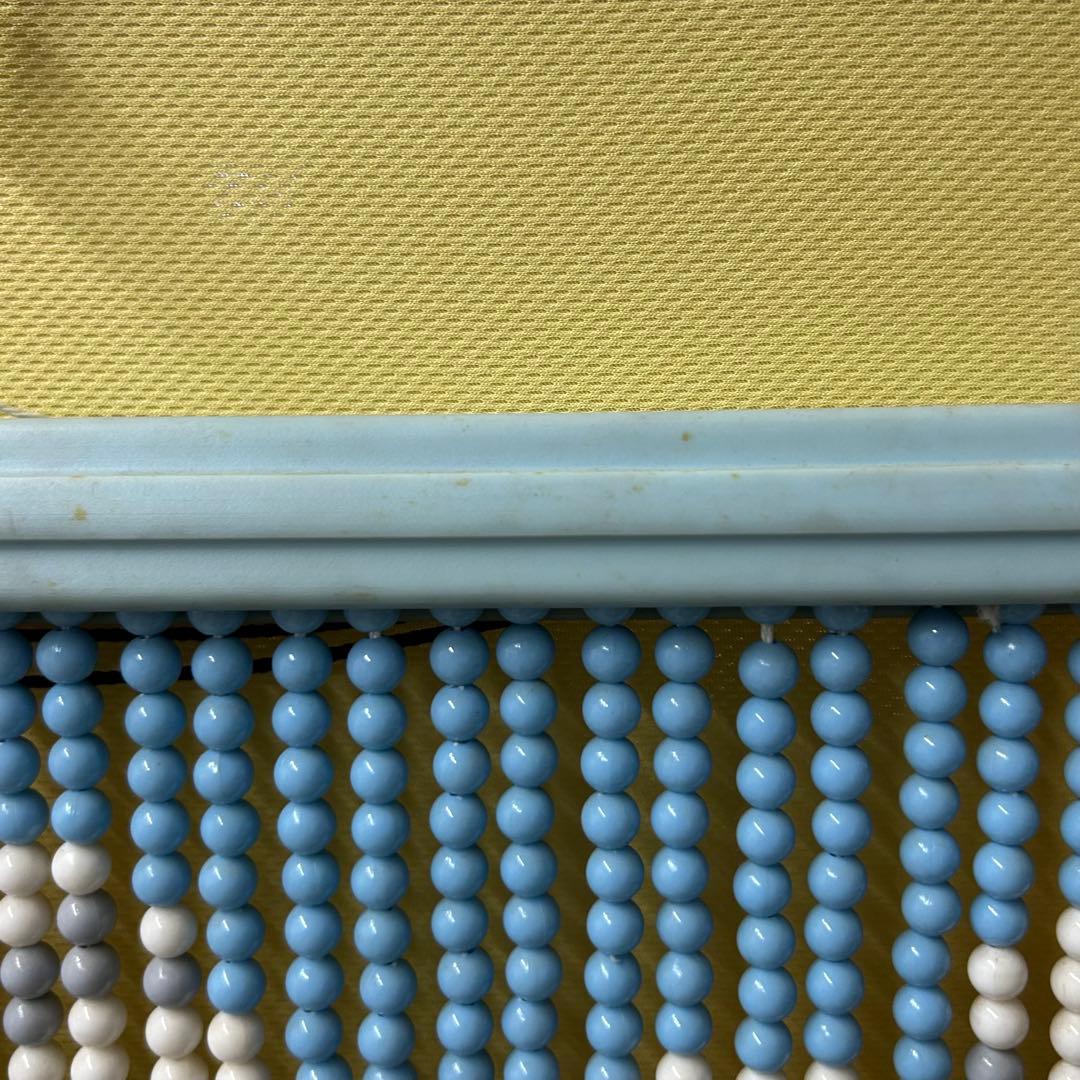 珠暖簾 パンダ 昭和レトロ ビーズのれん アジアン