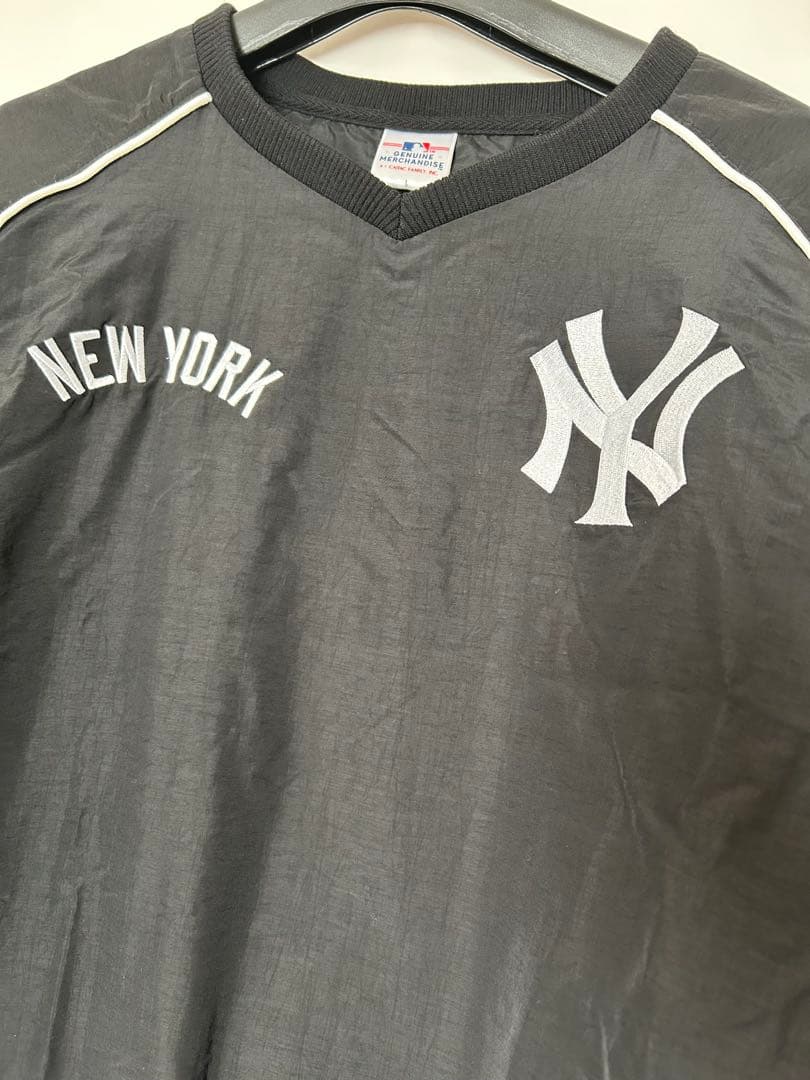 ヤンキース　NY 野球　MLB ナイロンジャケット　プルオーバー　上着
