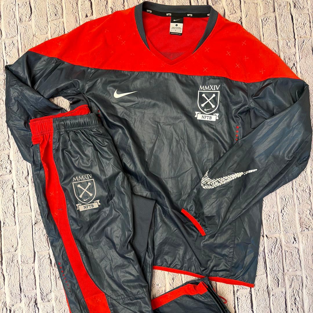 Nike ナイキ NFTB メッシュ裏地付き　ジャージ ピステ　上下　M L