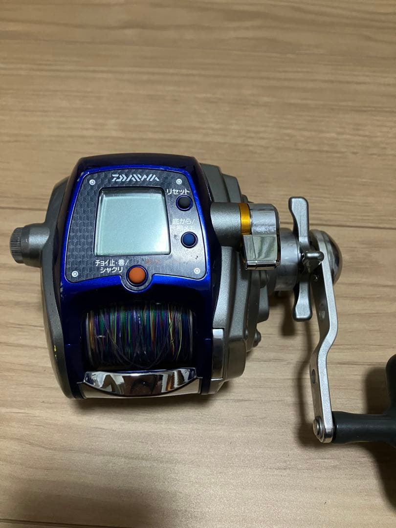デジタル電動リール 青/銀　レオブリッツ 400