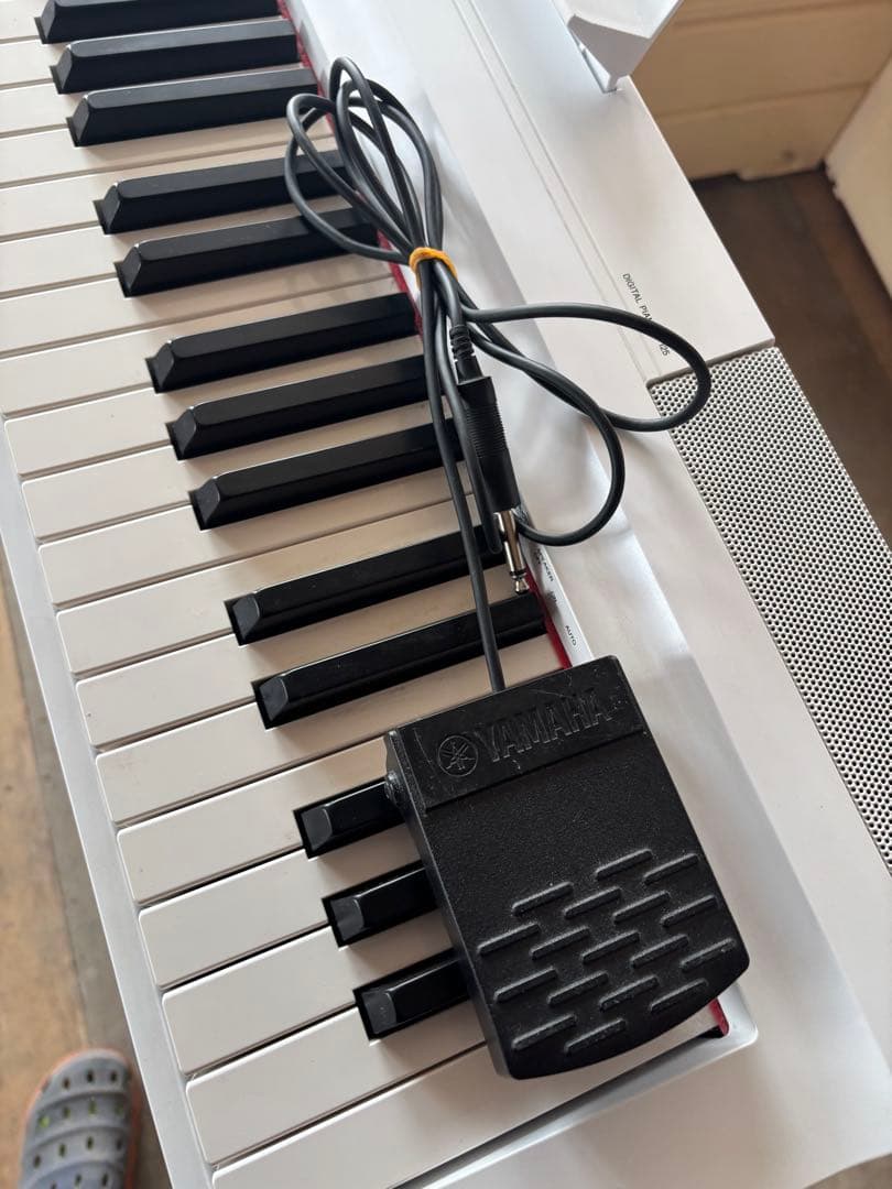 YAMAHA デジタルピアノ 88鍵 ホワイトp-125 2019年