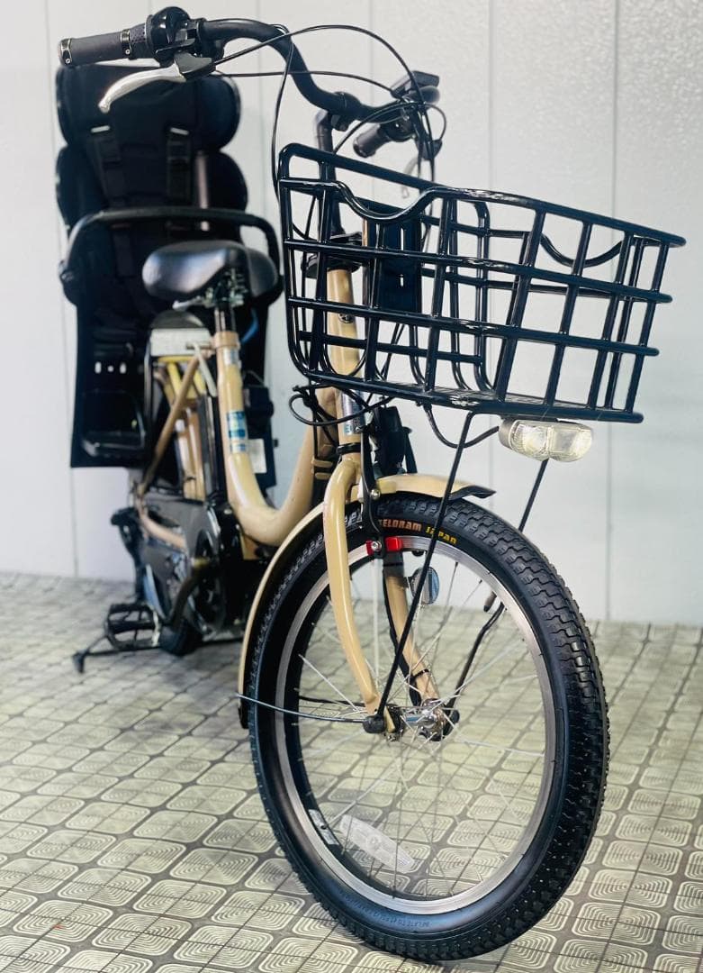 値下げ可《YAMAHA》20インチ子供のせ電動アシスト自転車パスバビー 3146