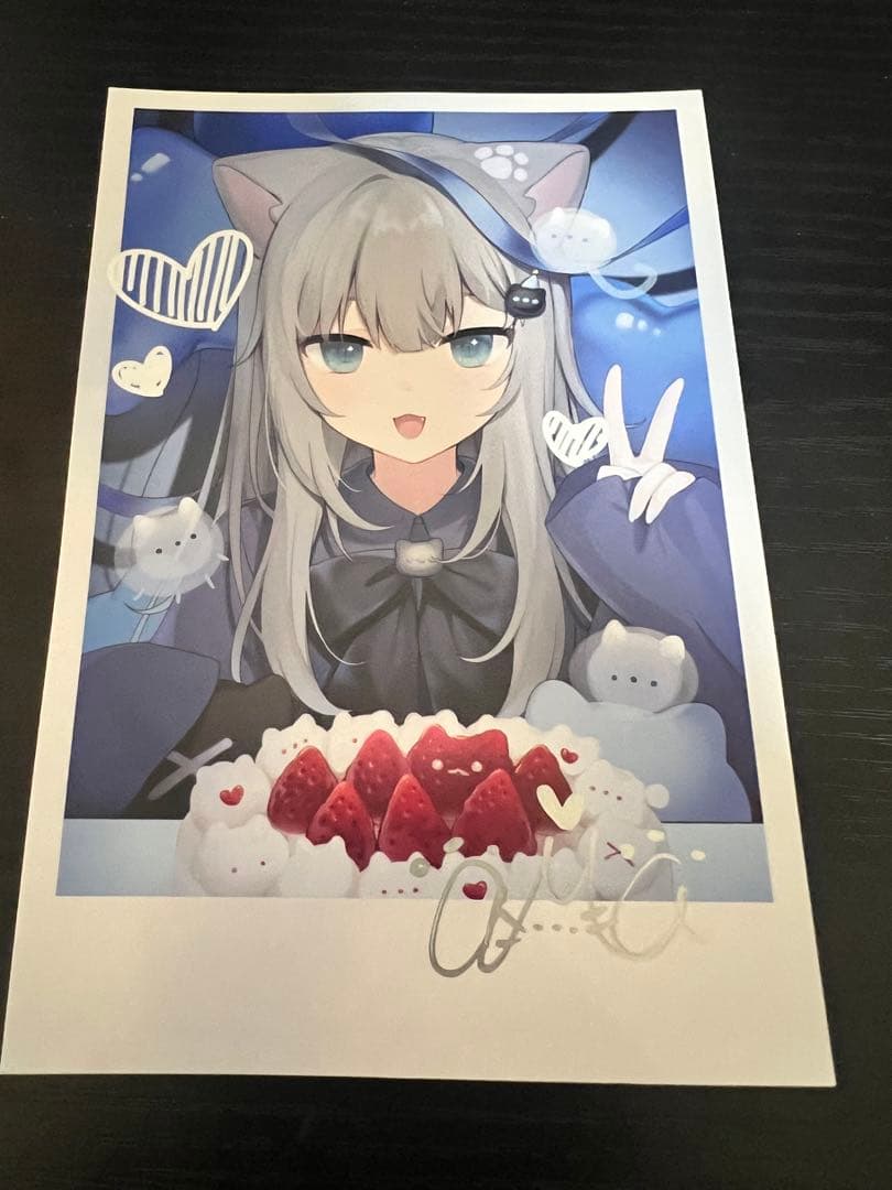 【新品未開封】なちょ猫 誕生日記念グッズ 直筆サイン入り