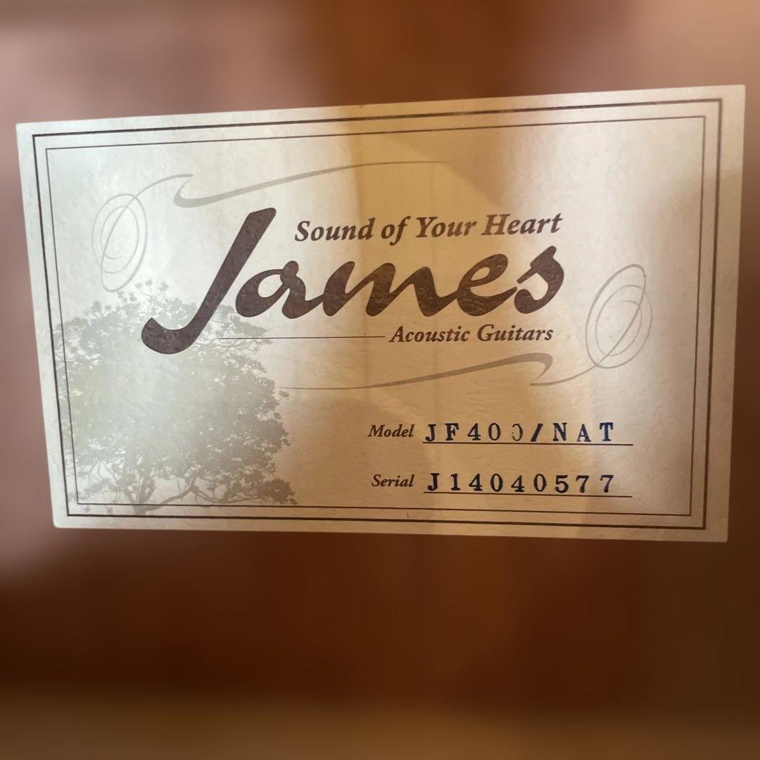 【James/ジェームス】アコースティックギター　JF400 楽器　趣味