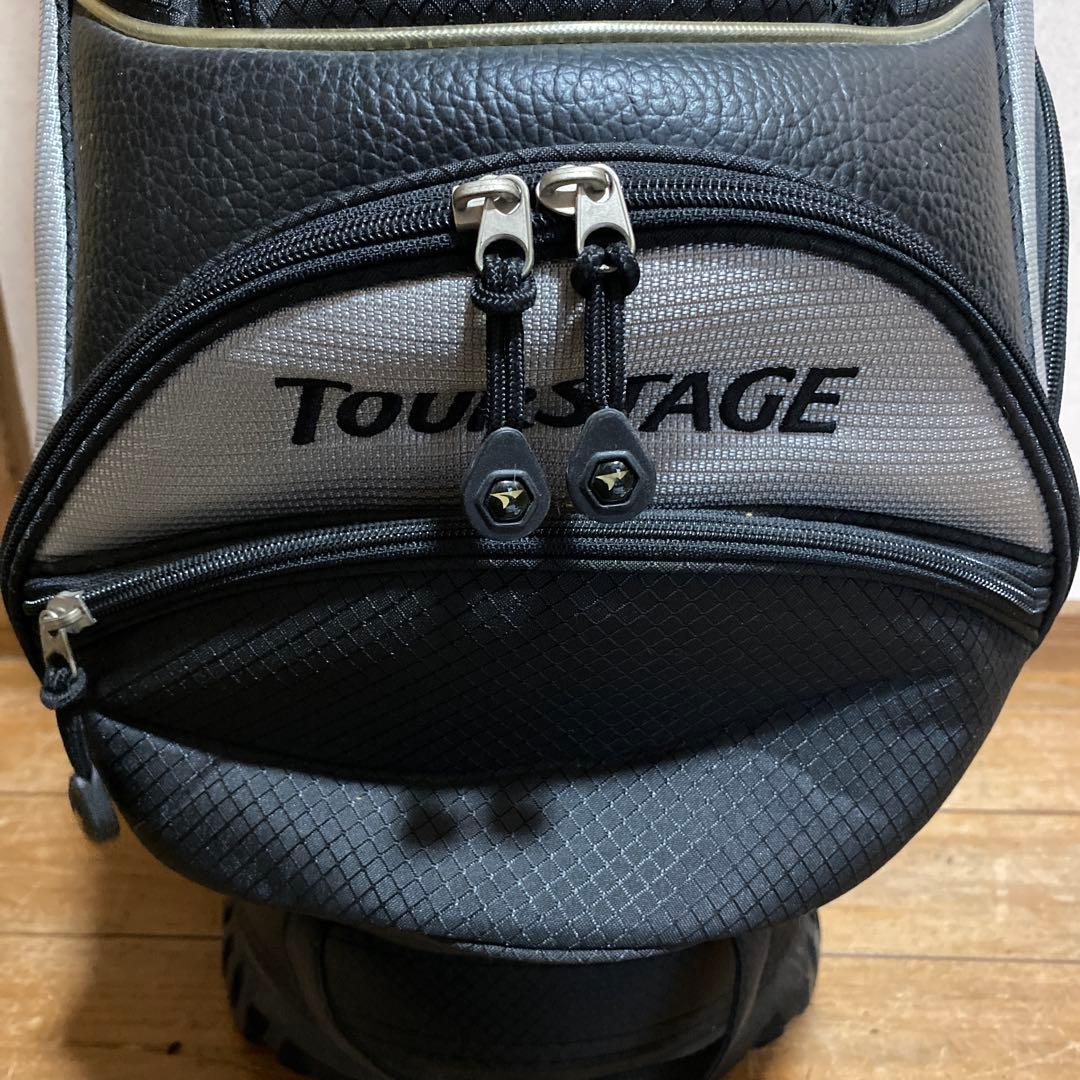 TOURSTAGE キャディバッグ ブラック・グレー