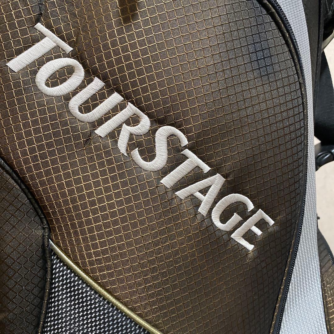 TOURSTAGE キャディバッグ ブラック・グレー