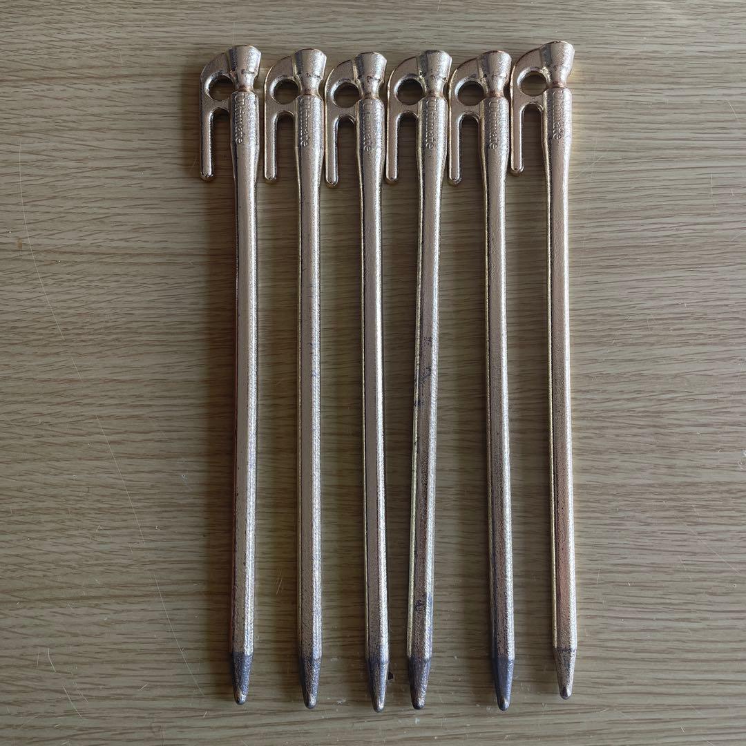 peakのペグハンマーと鍛造ペグ6本セット