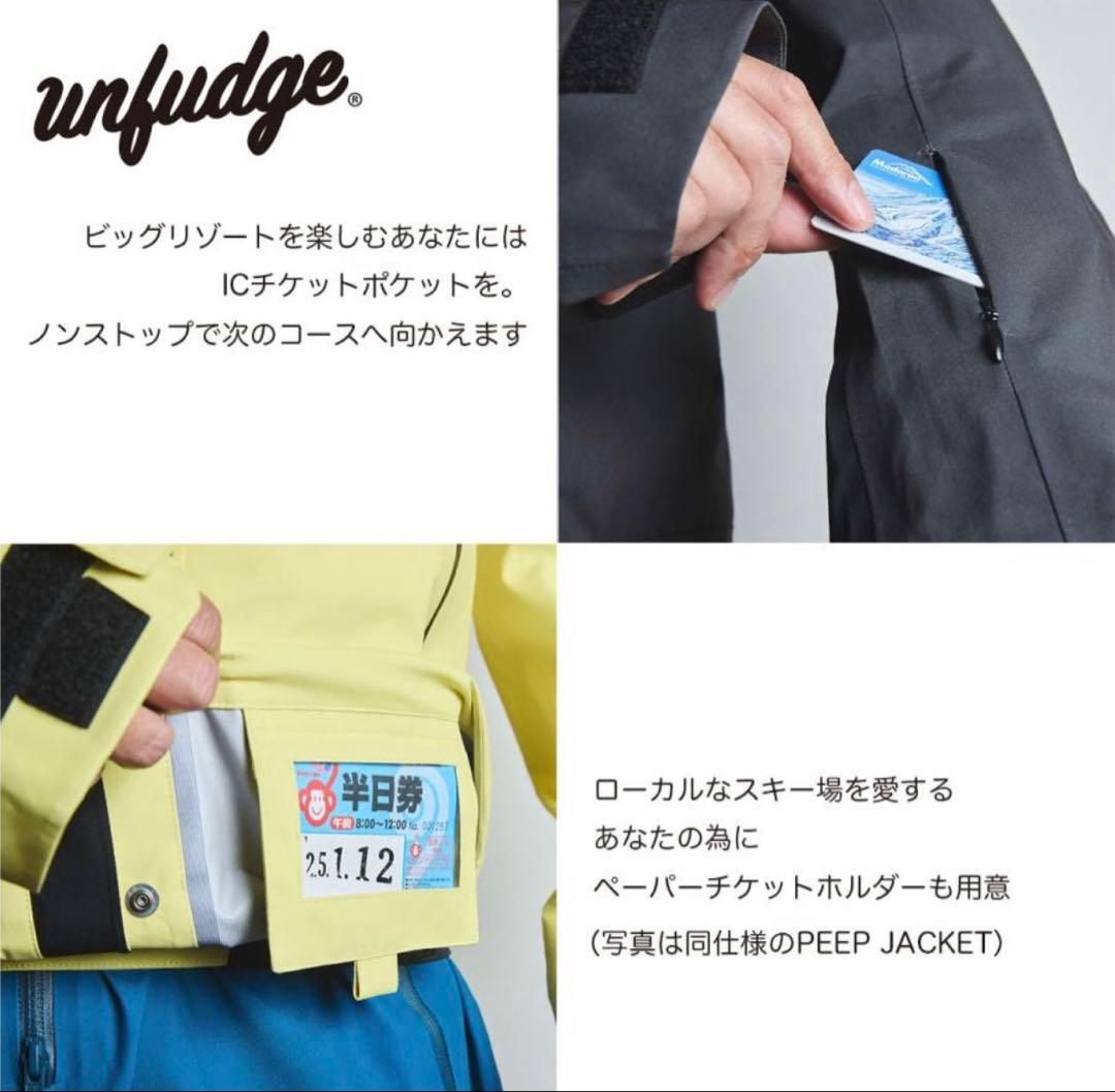 unfudge GENTLE JACKET Lサイズ 25-26 スノーボード