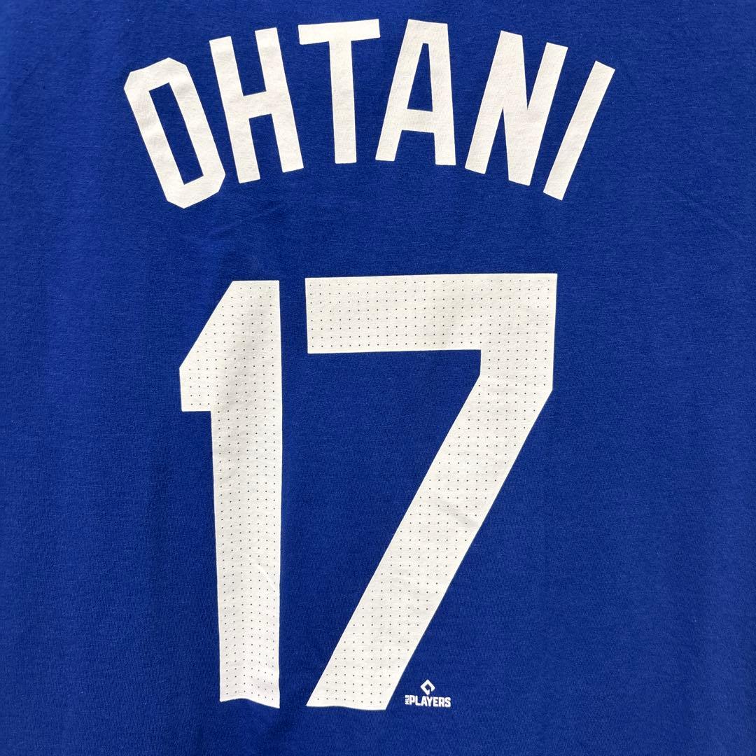 大谷翔平選手 ユニフォーム型ブルーTシャツ #17