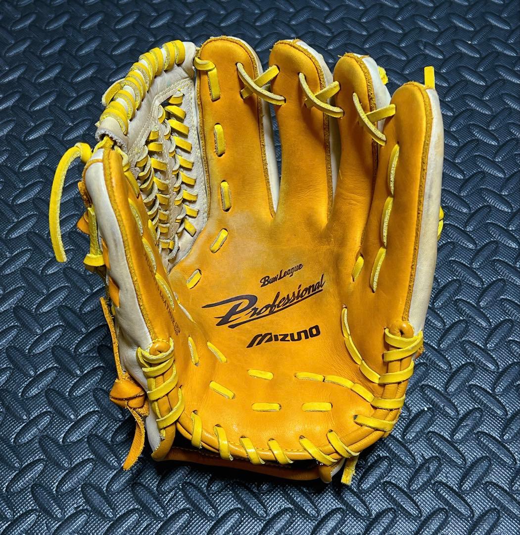 ミズノ 井端モデル 旧ラベル ビューリーグ 軟式 内野手用 グローブ
