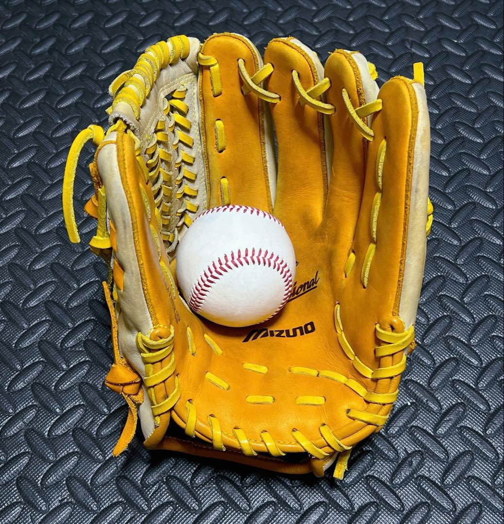 ミズノ 井端モデル 旧ラベル ビューリーグ 軟式 内野手用 グローブ