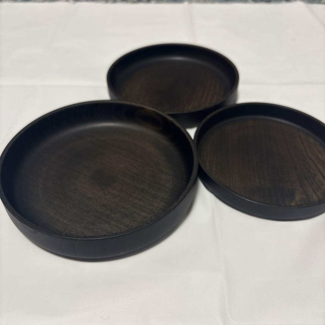 VIVAHDE 山のうつわ　dish ブラック　セット販売