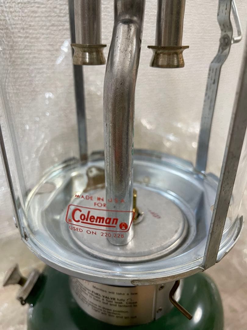 ビンテージ新品未使用Coleman 220Kランタンガソリンツーマントルランタン