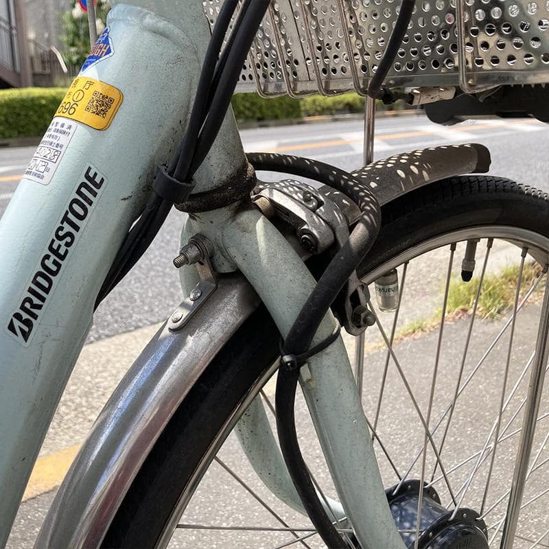 【早いもの勝ち】 BRIDGESTONE 電動アシスト自転車 水色 【中古】
