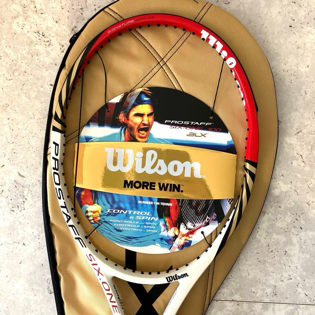 ［新品未使用］Wilsonフェデラー Pro Staff Six One100
