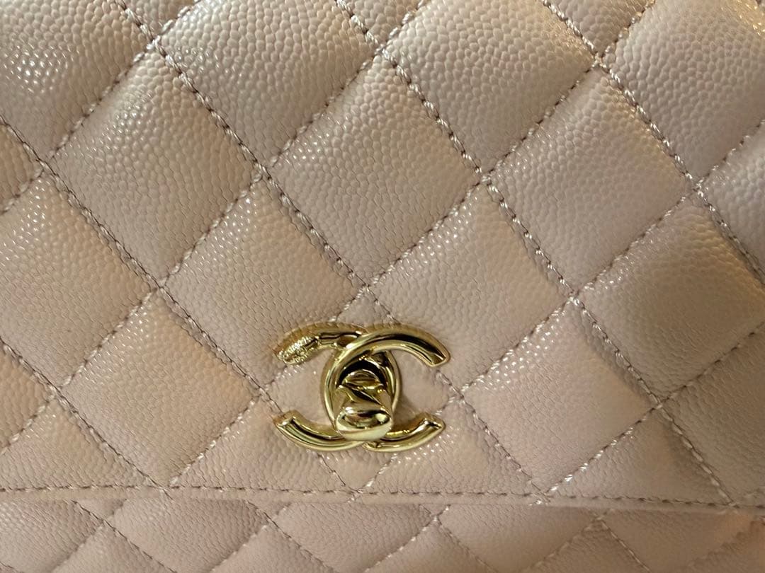CHANELノベルティココハンドル　ピンク　(ノベルティ品最後)