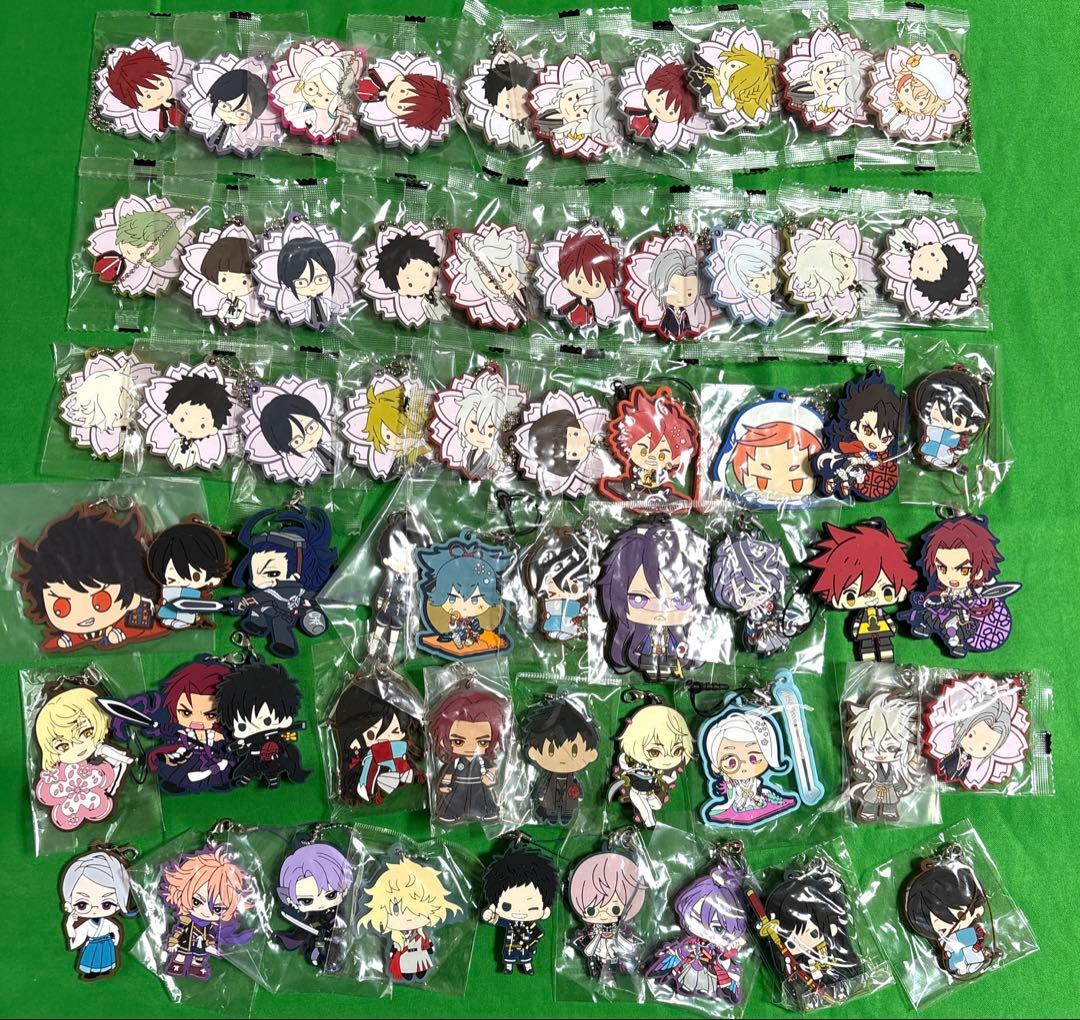 写真2枚目あり 刀剣乱舞 ラバーストラップ類 大量まとめ売り ①