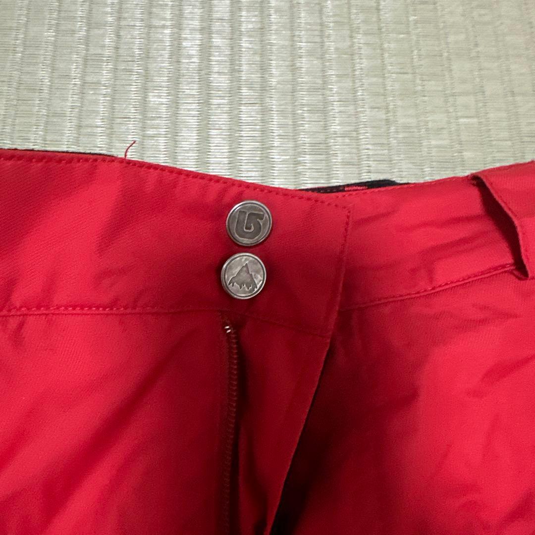 Burton スノボーパンツ　レッド　Lサイズ