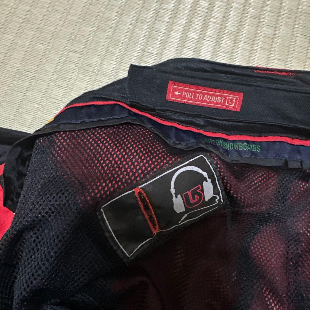 Burton スノボーパンツ　レッド　Lサイズ