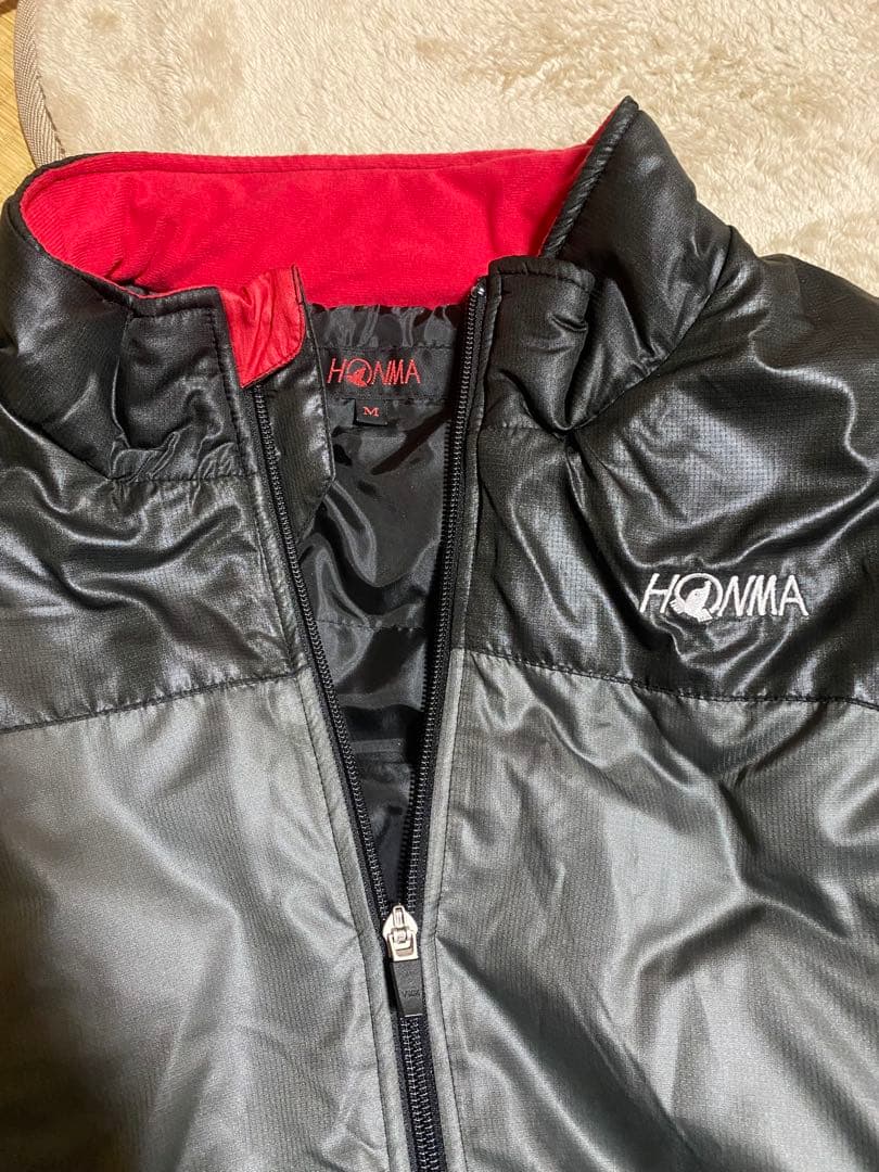 【美品】HONMA ホンマゴルフ 中綿 セットアップ 上下セット Mサイズ 黒