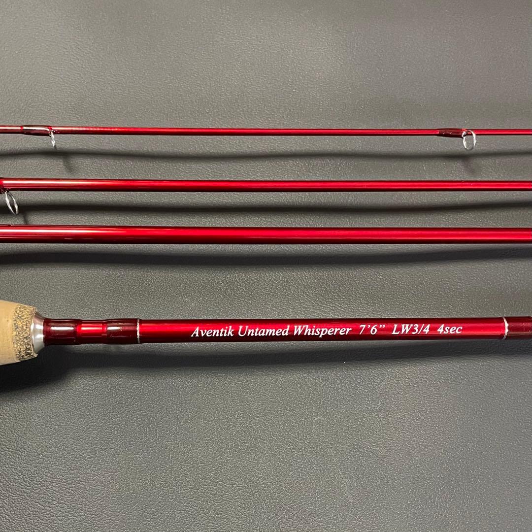 新品 フライロッド 7' 6\" 3〜4番 4pc パックロッド 超超軽量67g