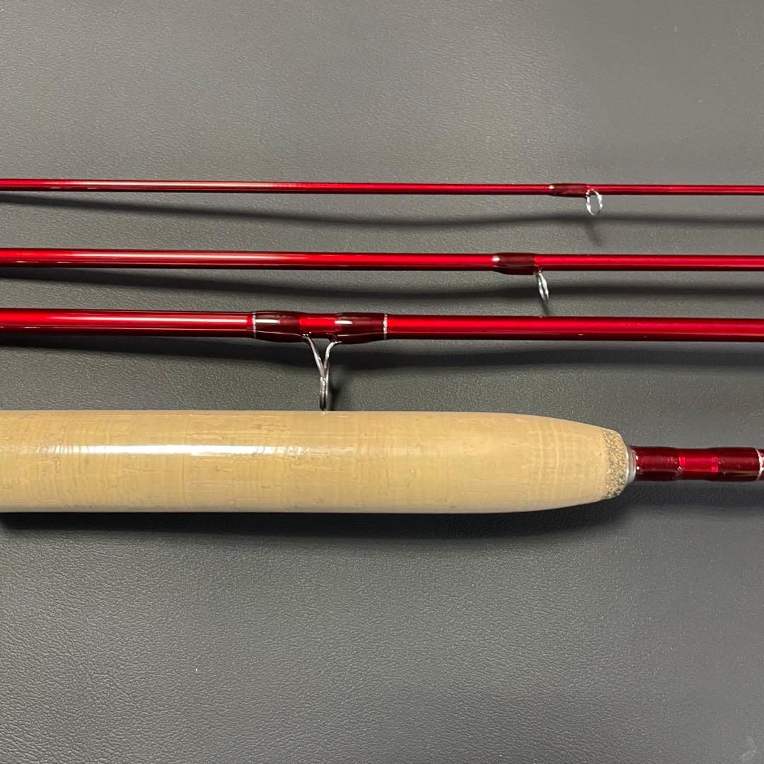 新品 フライロッド 7' 6\" 3〜4番 4pc パックロッド 超超軽量67g