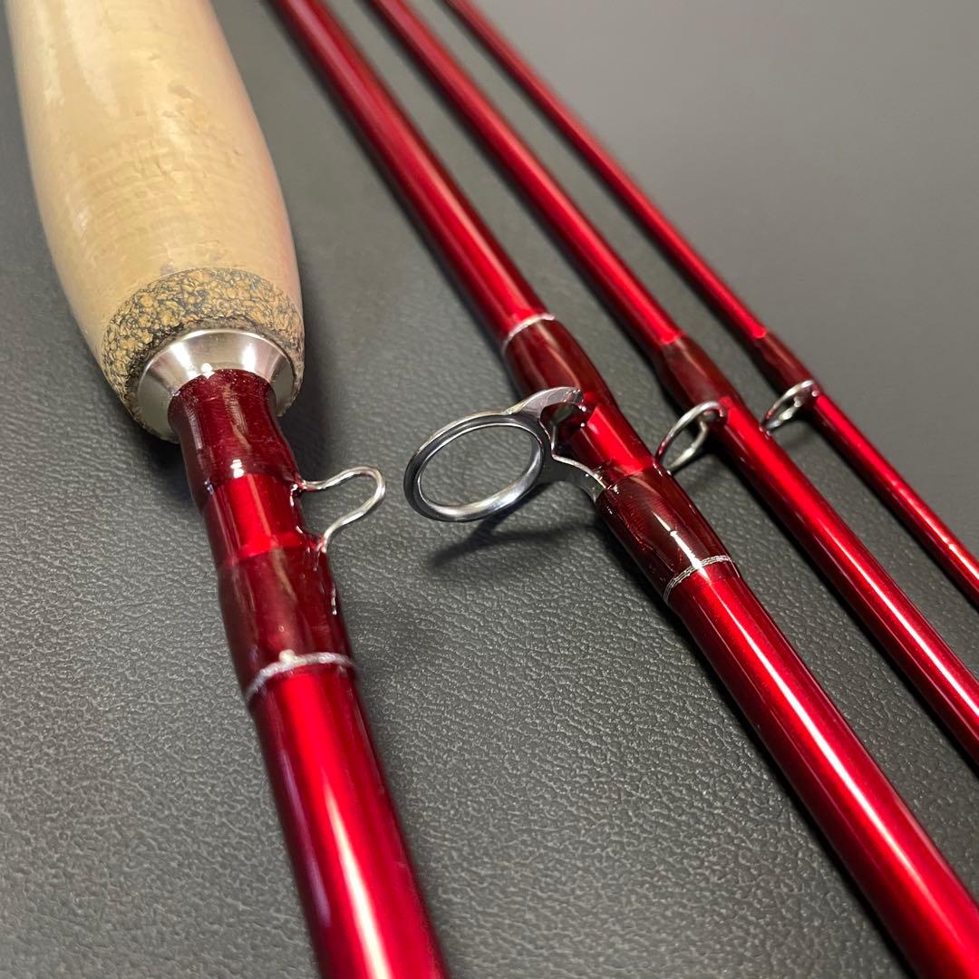 新品 フライロッド 7' 6\" 3〜4番 4pc パックロッド 超超軽量67g