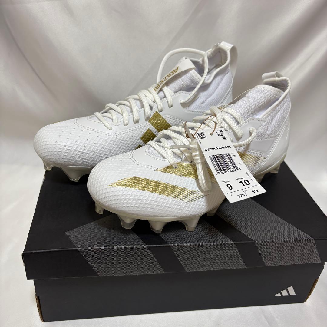 Adizero Impact Cleats　WHT/GLD　27.0㎝　D