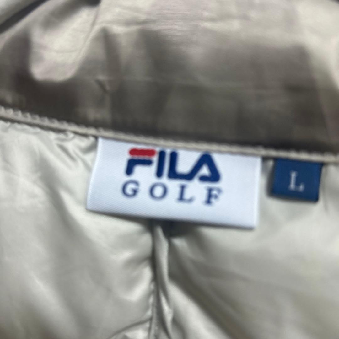 FILA ベージュ キルティングダウンジャケット L 新品♡未使用　最終値下げ❗️