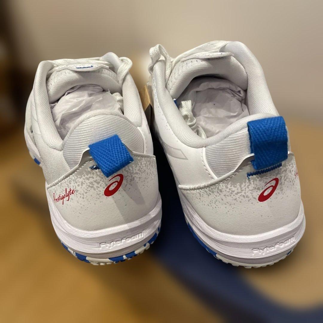 asics テニスシューズ ホワイト/ブルー　26cm #2088