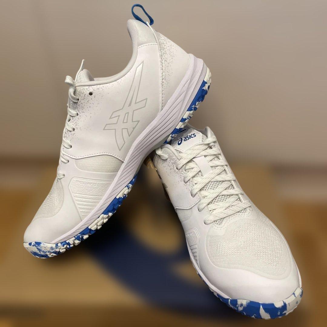 asics テニスシューズ ホワイト/ブルー　26cm #2088