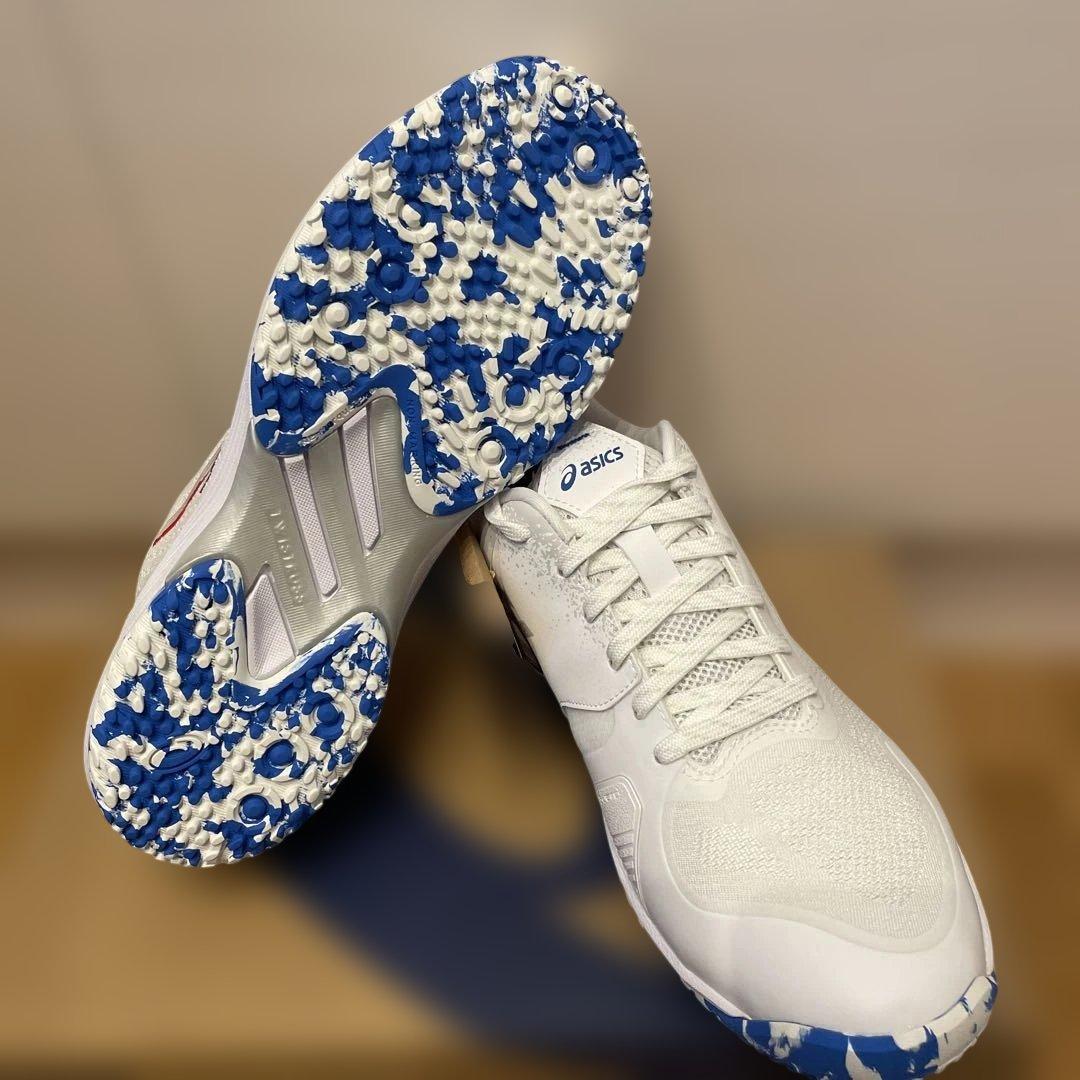 asics テニスシューズ ホワイト/ブルー　26cm #2088