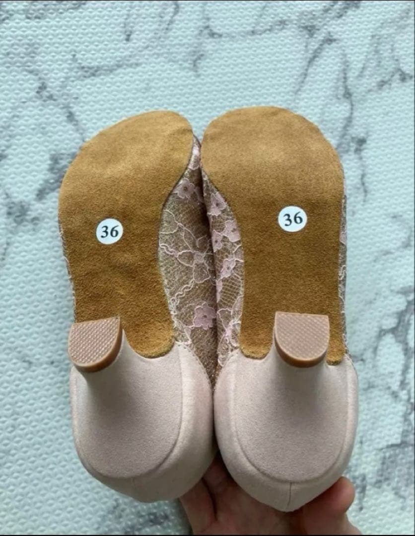 社交ダンスシューズ　靴　22.5 35 新品　ピンク　外反母趾にもおすすめ