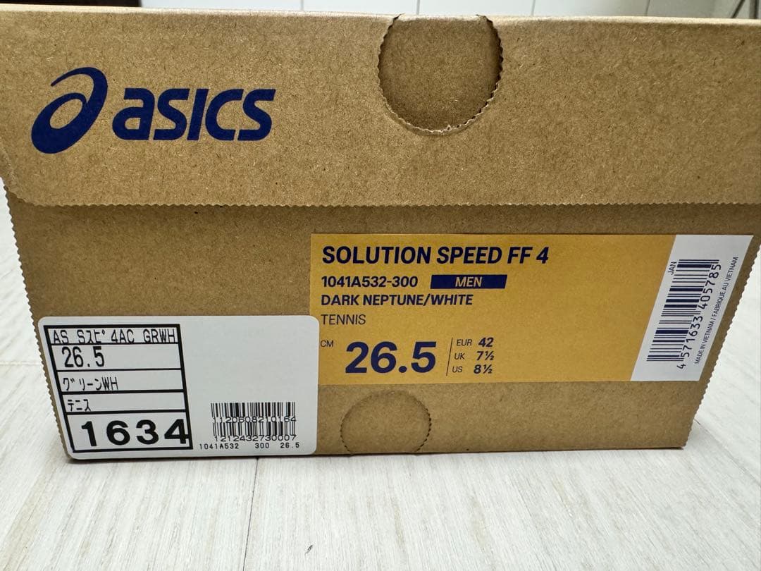 【新品未使用】asics solution speed FF4 26.5cm
