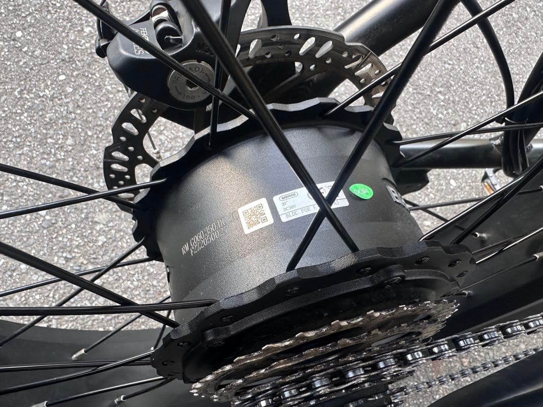 BRONX BUGGY20 電動アシスト自転車 ブラック