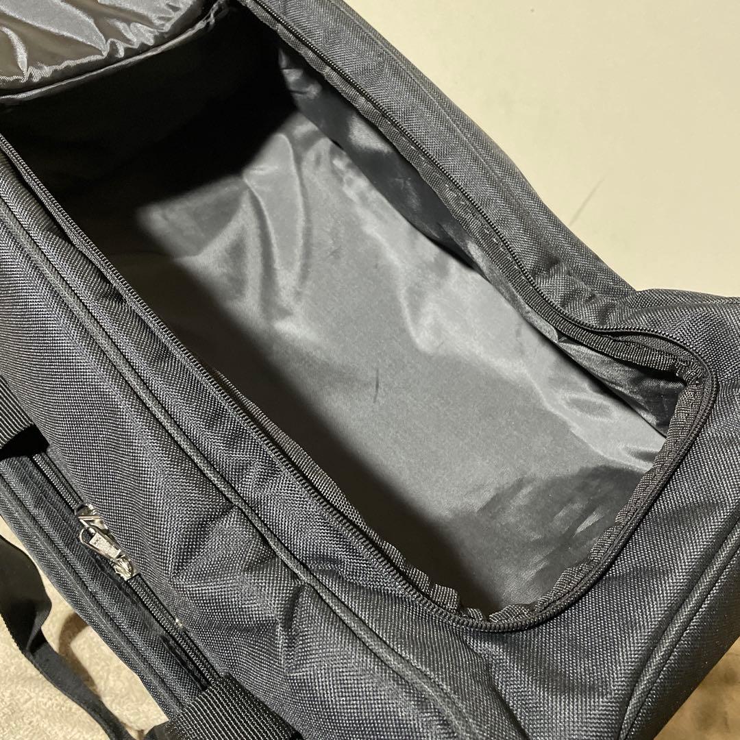 ABS ボウリングバッグ　2個用　キャリー付き　黒
