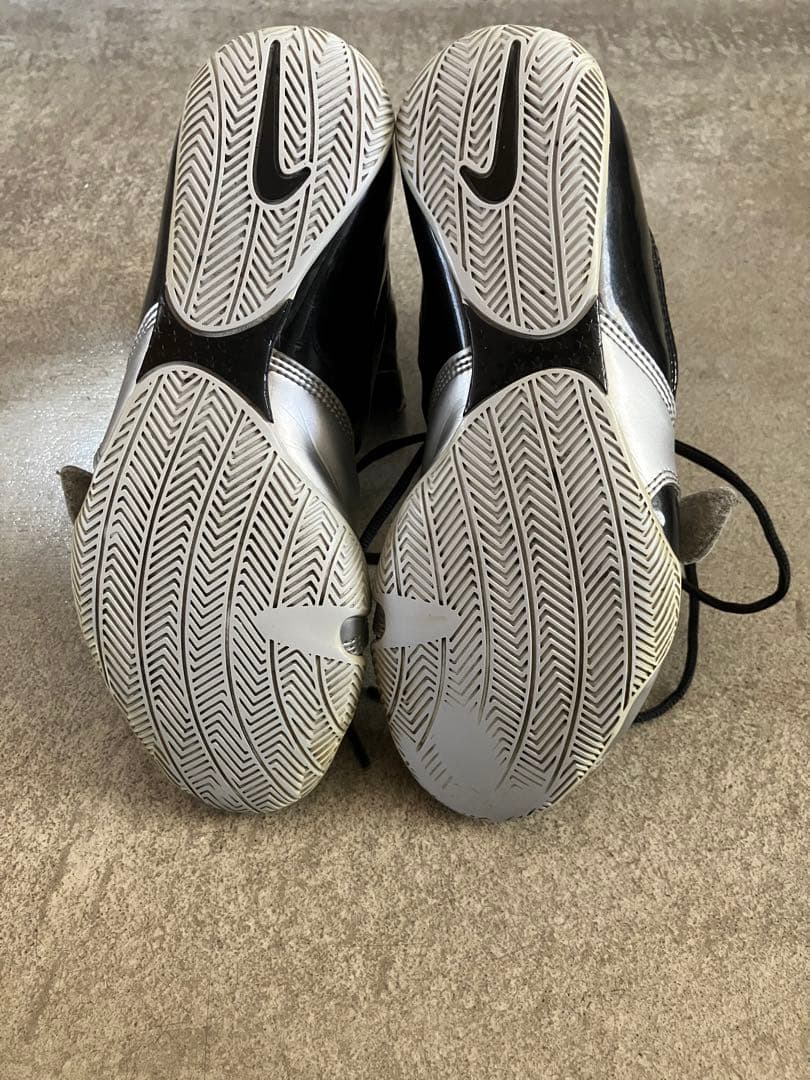 NIKE ハイパーKO ボクシングシューズ ブラック/シルバー 25㎝