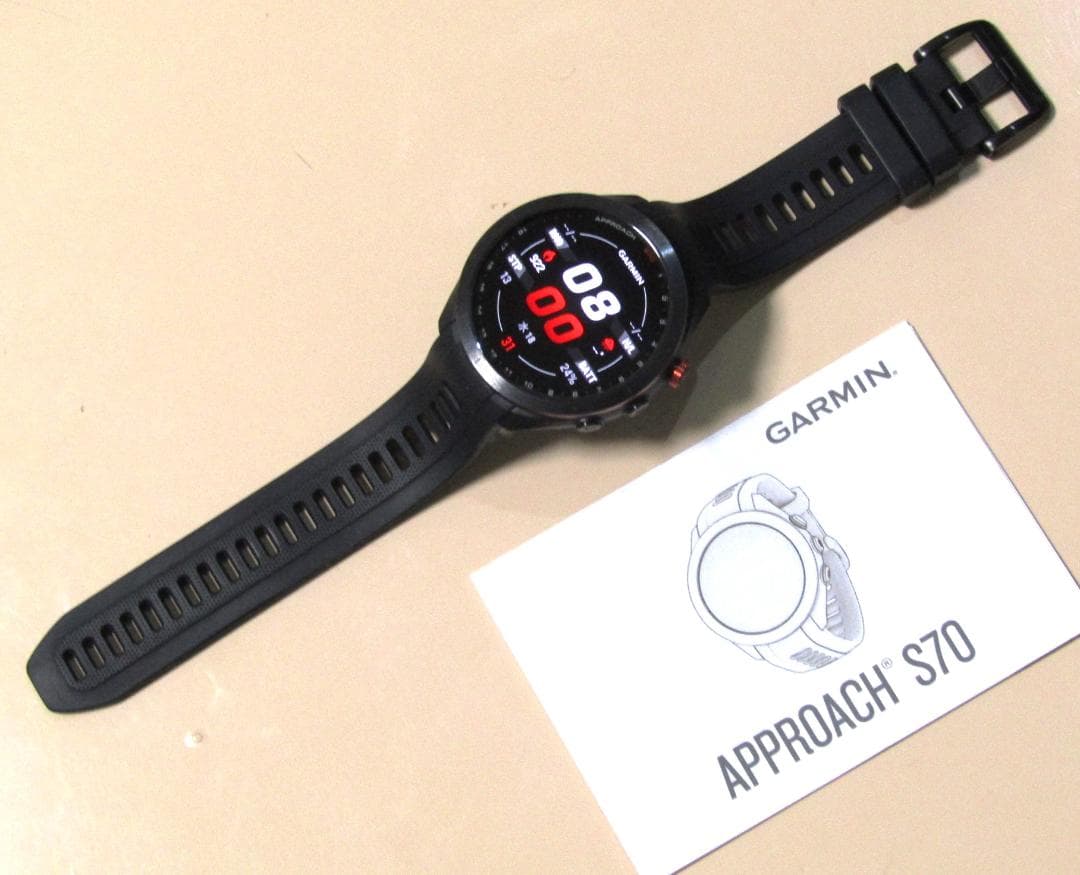 超美品 ガーミン アプローチ S70 47mm ブラック CT10×3個セット