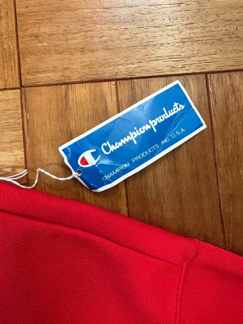 Champion ジップアップジャケット S レッド