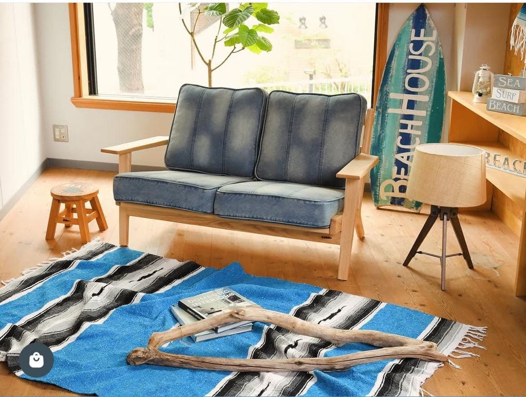 希少品！Costa Casa／コスタカーサ　ウォッシュドデニム　ソファー