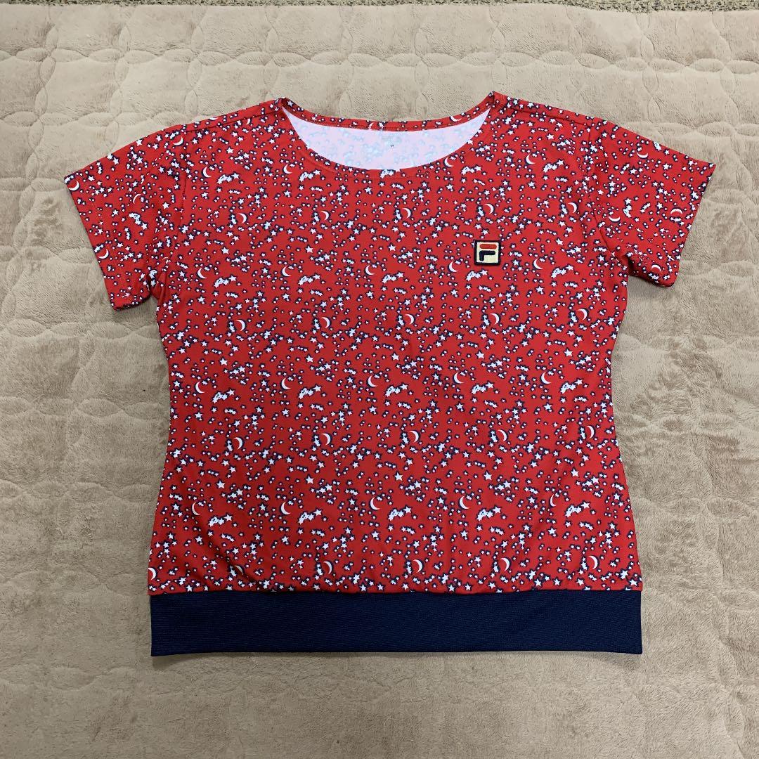FILA♡ フィラレッド鮮やかなPAPER MOONがお洒落なトップス＆スコート