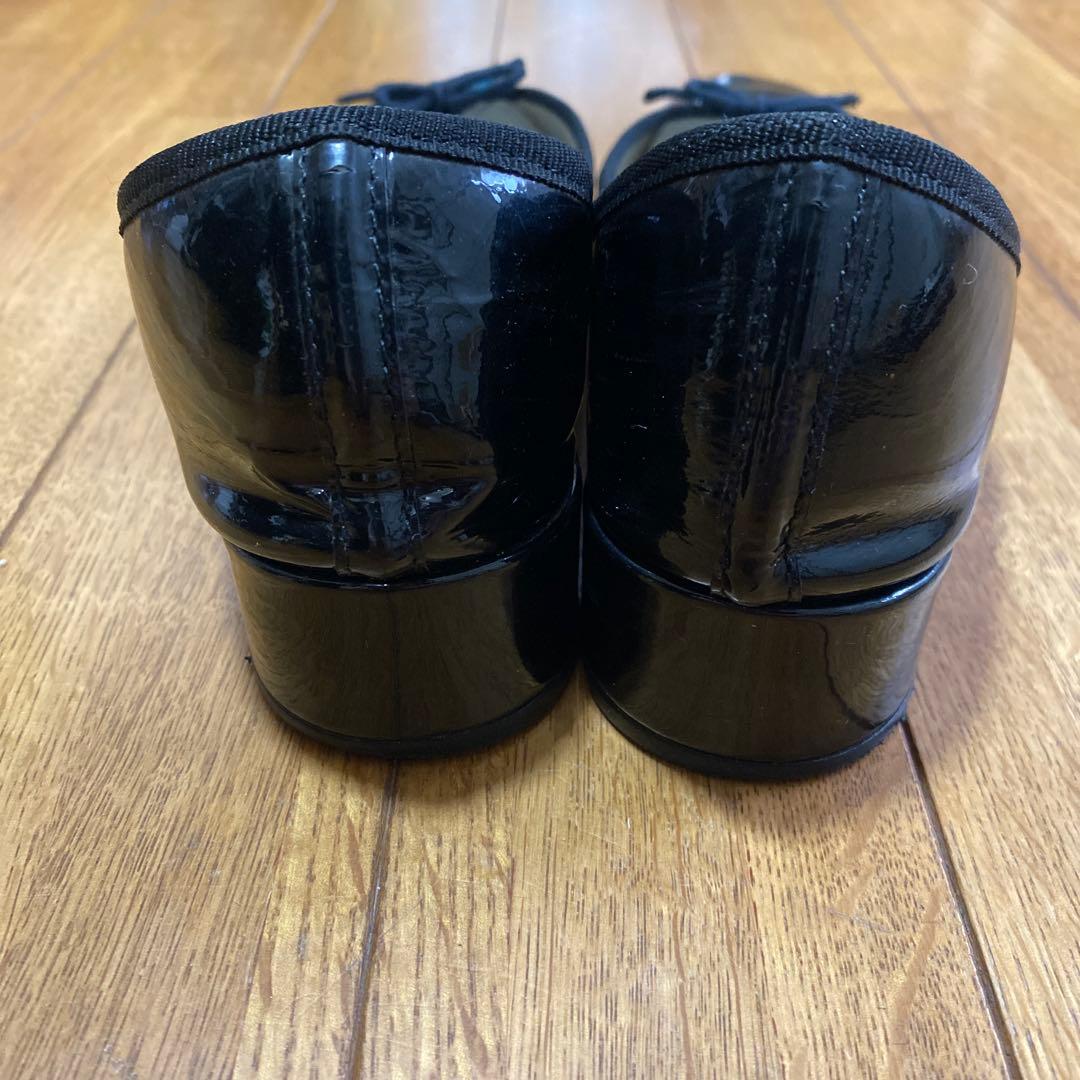 repetto ブラック バレエシューズ 37
