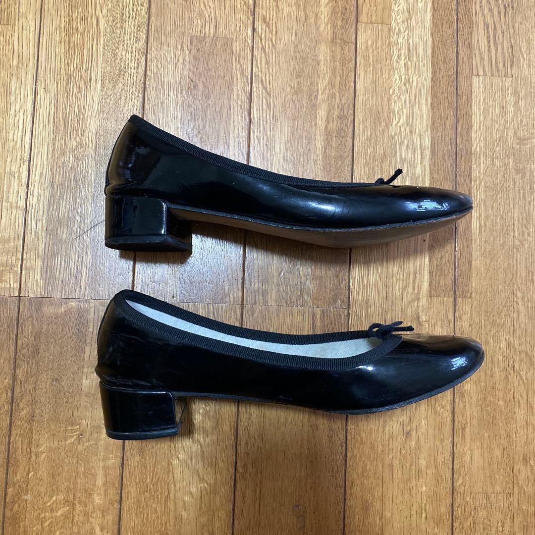 repetto ブラック バレエシューズ 37