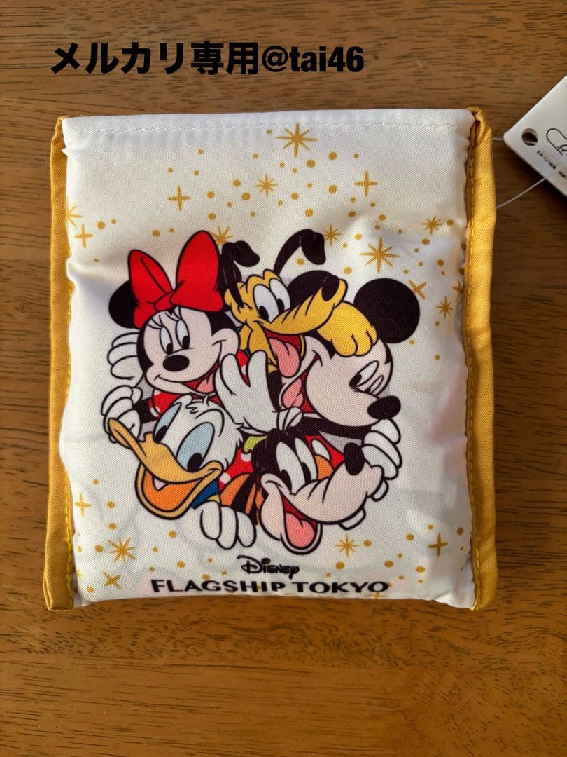 【現品のみ】フラッグシップ東京限定ディズニーエコバッグ5個コンプセット+粗品付き