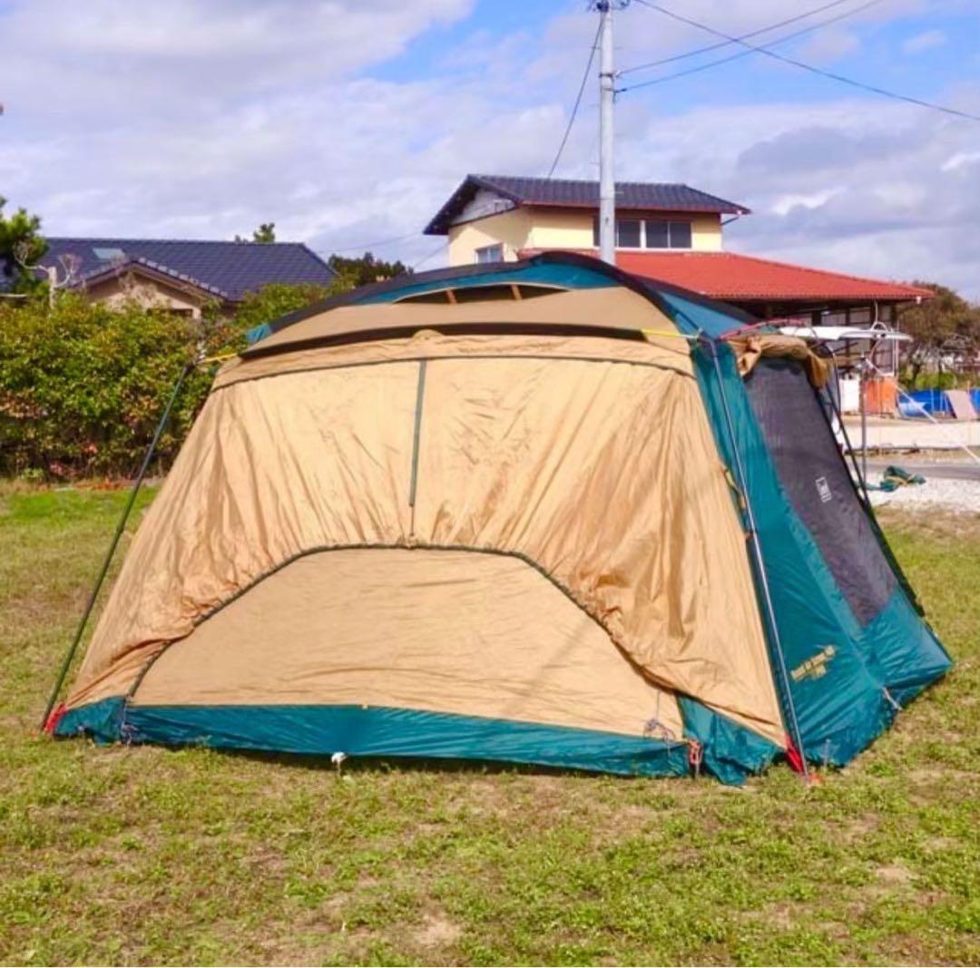 【☆美品☆】コールマン☆タープテント☆ラウンドエアスクリーン400☆連結可能☆