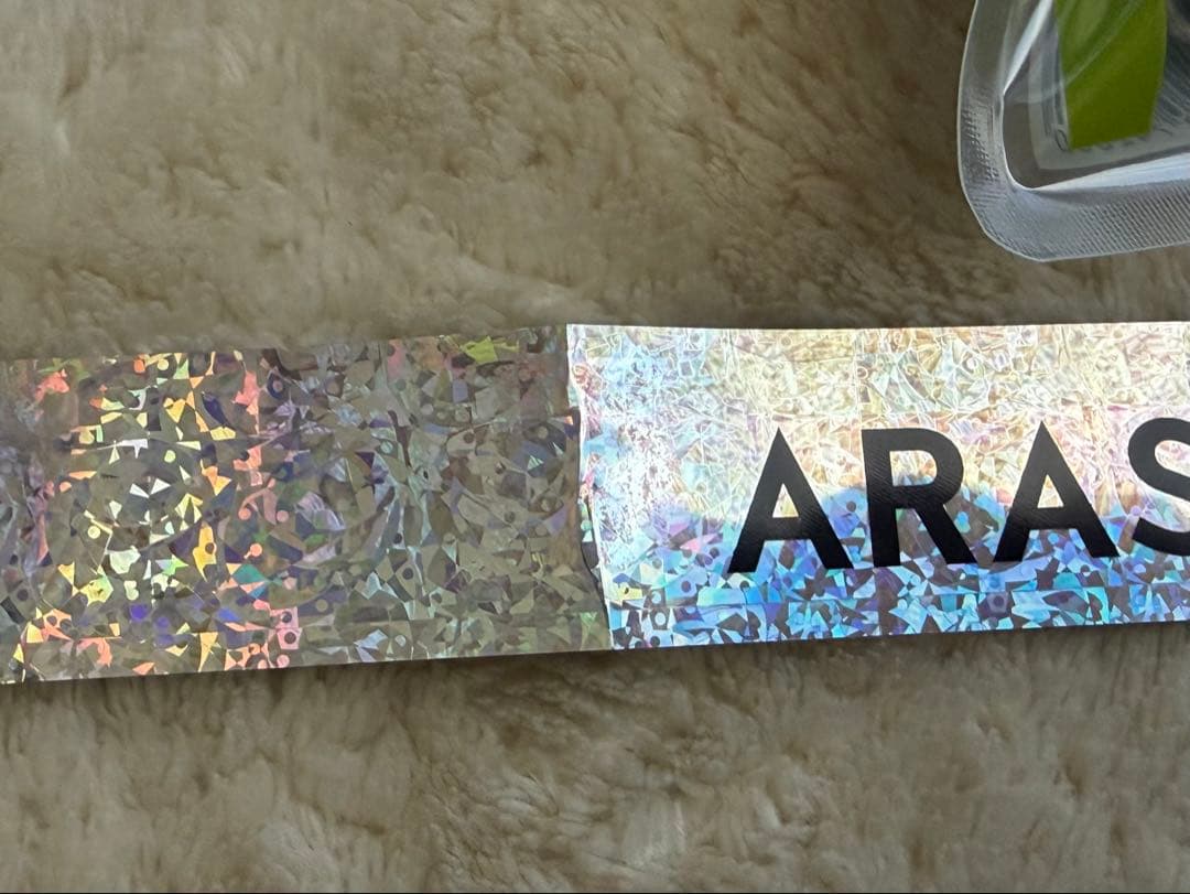 嵐 We are ARASHI ペンライト ストラップ マグネット 銀テープ