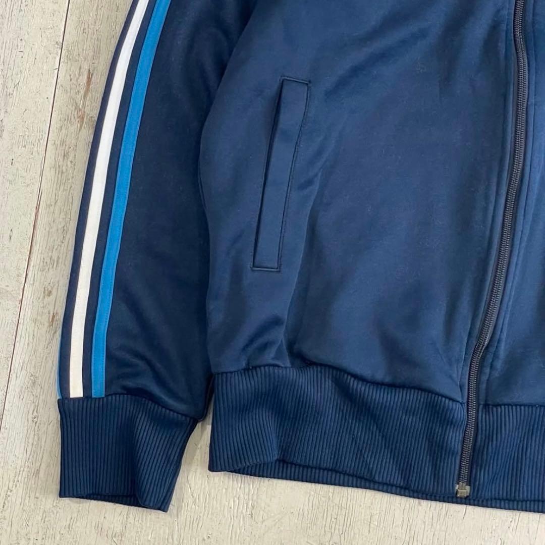 00's adidas トラックジャケット 西ドイツ 在原みゆ紀　XL ブルー系